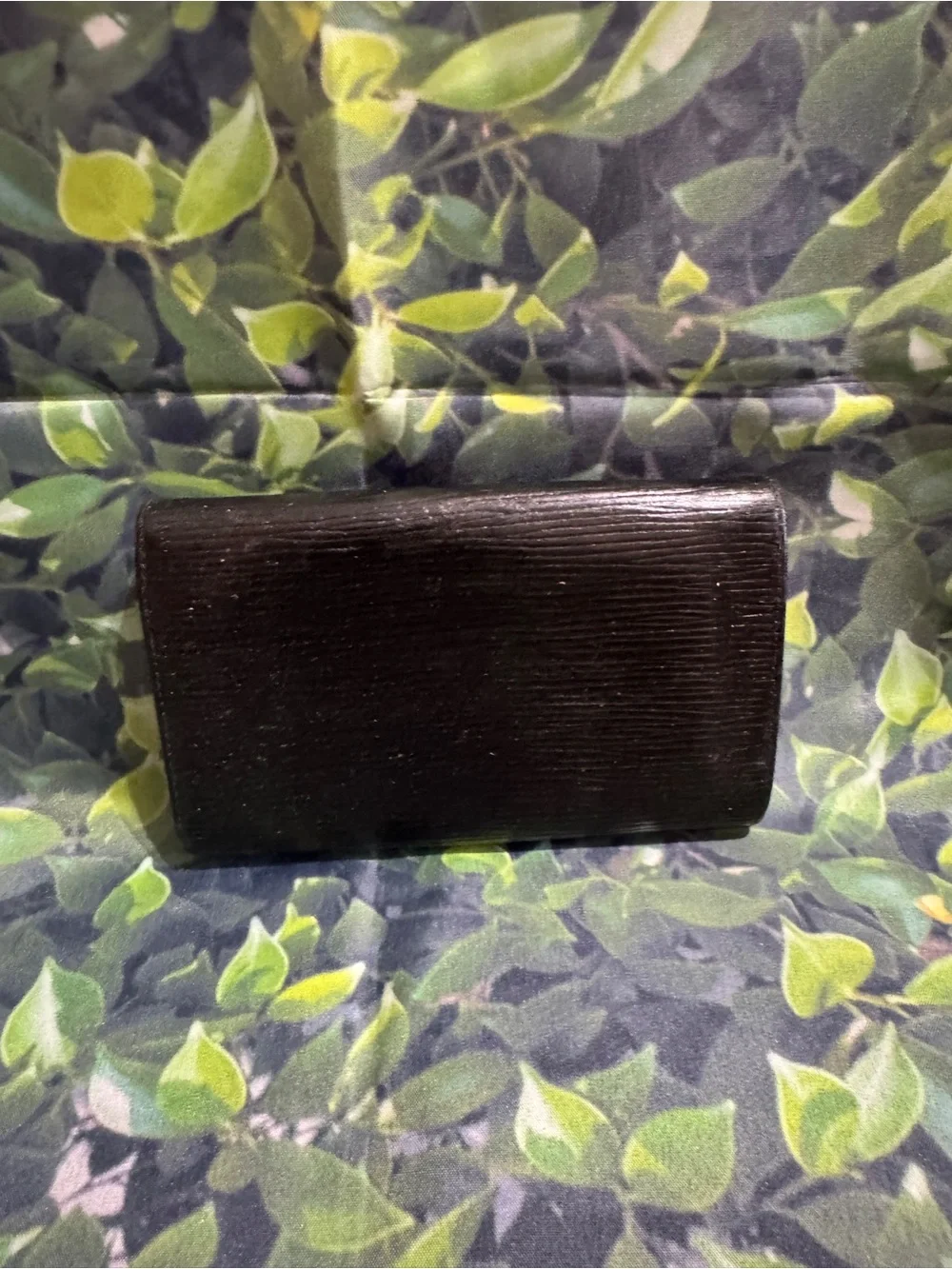 Louis Vuitton Black Epi Leather Bi-Fold Wallet